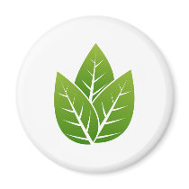 tree  leaf sign magnets