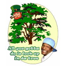 Tree Leprechaun t-shirts