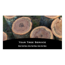 Tree Log Business Card business cards