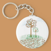 Tree Medley keychains