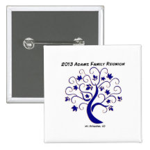 Tree name tag pins