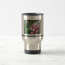Tree Nymph Butterfly on Pentas mugs by vjulye Tree Nymph Butterfly on Pentas mugs