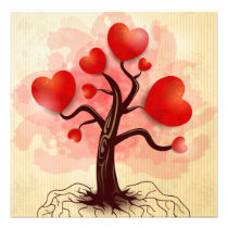 Tree of Hearts invitations