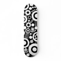 Tree of Life Abstract - B&W Skate Boards