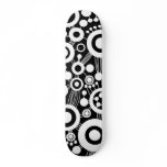 Tree of Life Abstract - B&W Skate Boards