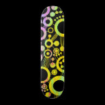 Tree of Life Abstract - Color Tex 01 skateboards