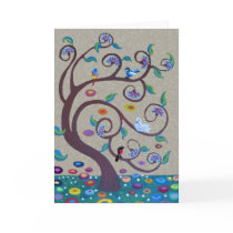 Tree of life - art nouveau style card