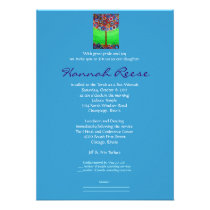 Tree of Life Bar Bat B'Nai Mitzvah Invitations invitations