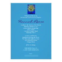 Tree of Life Bar Bat B'Nai Mitzvah Invitations invitations