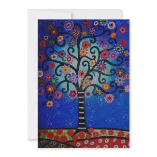 TREE OF LIFE BAR/BAT MITZVAH invitation