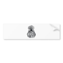 TREE of LIFE - black & white bumper stickers