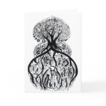 TREE of LIFE - black & white cards