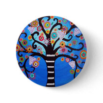 TREE OF LIFE PINBACK BUTTON