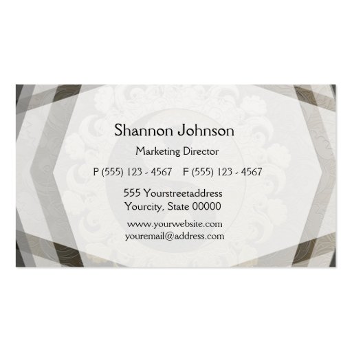 Tree of Life by Amelia Carrie Business Card Template (back side)