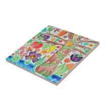 Tree of Life Ceramic Tile tiles