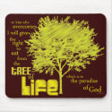 Tree of Life Christian Scripture mousepad/mousemat