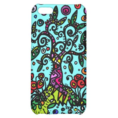 Tree of Life Doodle iPhone 5C Covers