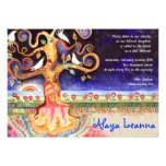 Tree of Life Doves Bar Bat Mitzvah Invitation