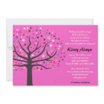 Tree of Life Jewish Baby Naming Invitation