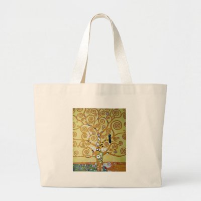 tree of life klimt. TREE OF LIFE - Klimt Canvas Bag by WhenInRoma. A version of the Tree of Life - AYN SOF