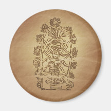 Tree of Life Knowledge Babylonian Magic Charms Fridge Magnet