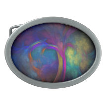 Tree of Life Oval Belt Buckle