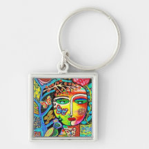 Tree Of Life Paradise Goddess Key Chains