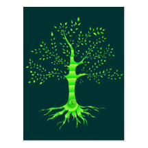 tree of life postcard
