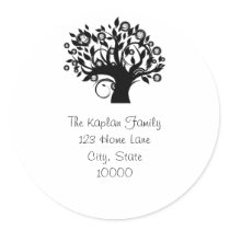 Tree of Life Return Address Envelope Seal Stickers
