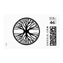 Tree Of Life Tattoo postage by WhiteTiger_LLC Tree Of Life Tattoo postage