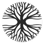 Tree Of Life Tattoo Round Stickers