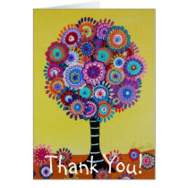 Tree of Life Thank You Card cards