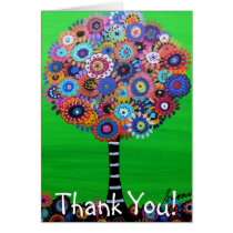 Tree of Life Thank You Card cards