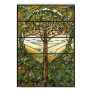 vintage, antique, tree, landscape, tiffany,