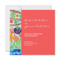 Tree of Life Wedding Announcement