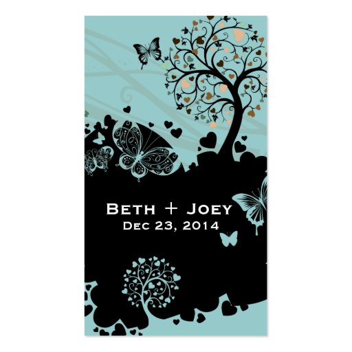 Tree of Love Business Card Templates (front side)