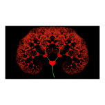 Tree of Love - Heart Fractal posters