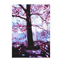 Tree of Purple Canvas Print