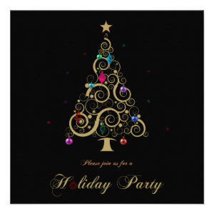 Tree of Wonder Holiday Party Invitation