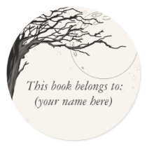 Tree, old newspaper quality stickers by Boogybunny Tree, old newspaper quality stickers