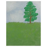 Tree on Hill - First Oil Painting flyers