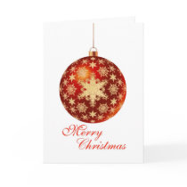 Tree Ornament Christmas Card by artogram Tree Ornament Christmas Card