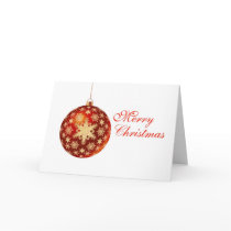 Tree Ornament Christmas Card by artogram Tree Ornament Christmas Card