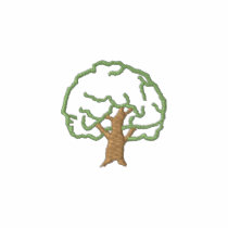 Tree Outline 2 embroidered shirts by ZazzleEmbroidery Tree Outline 2 embroidered shirts