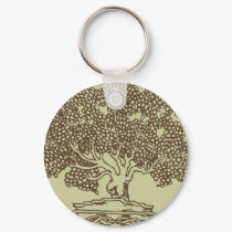 Tree Outline Keychain