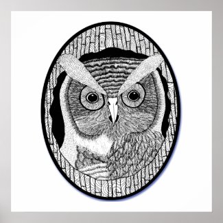 Tree Owl Canvas Print