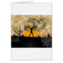 Tree people card