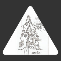 tree phace stickers