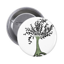 tree pinback buttons
