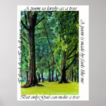 tree poem poster FROM 14.95
